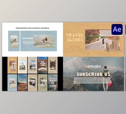 Download Cartoon Travel Slideshow for After Effects (Videohive 46923321)  - AE Project