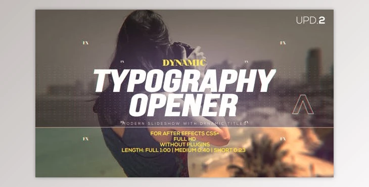Download Dynamic Typography Opener (Videohive 14417216) - AE Project
