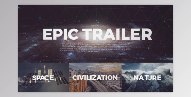 Download Cinematic Trailer – Epic Trailer (Videohive 20172737) - AE Project