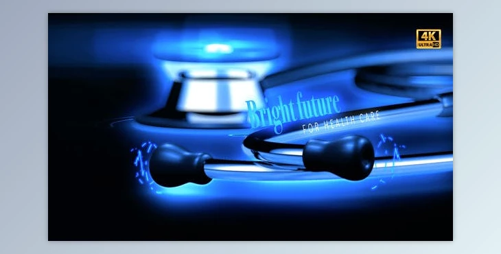 Download Blue Futuristic Stethoscope Opener (Videohive 24701589) - AE Project