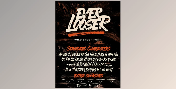Download Ever Looser - Wild Brush Font