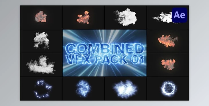 Download Combined VFX Pack for After Effects VH-47133661