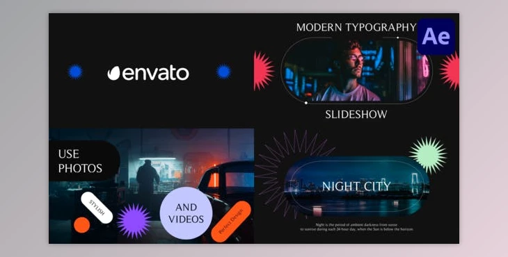 Download Modern Typography Intro Slideshow for After Effects (Videohive 47133600) - AE Project
