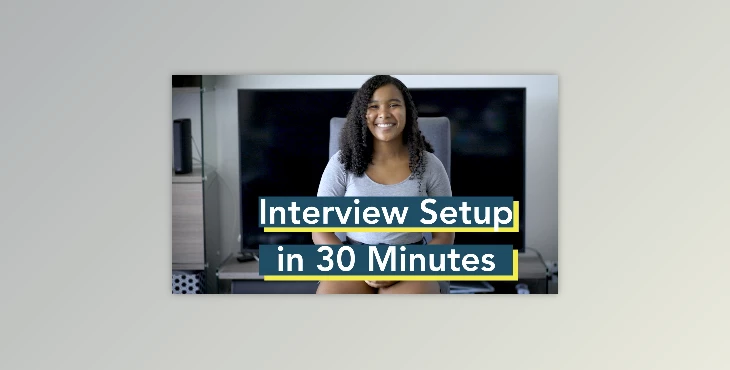 Download Learn How to Shoot an Interview in 30 Minutes, or Less