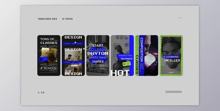 Download Online Education Stories (Videohive 46979482) - AE Project