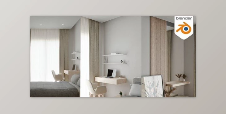 Download Mastering Interior Design Visualization with Blender: Create Inspiring Spaces in 3D
