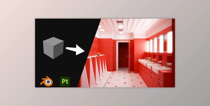 Download Blender & Substance Painter: Create A Realistic Bathroom A-Z