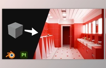 Download <span class='badge badge-warning'>Blender</span> & <span class='badge badge-warning'>Substance</span> <span class='badge badge-warning'>Painter</span>: Create A Realistic Bathroom A-Z