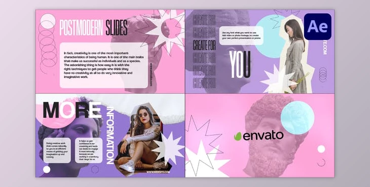 Download Postmodern Colorful Slides for After Effects (Videohive 42971696) - AE Project