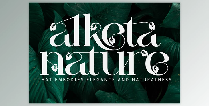 Download Alketa Nature Font