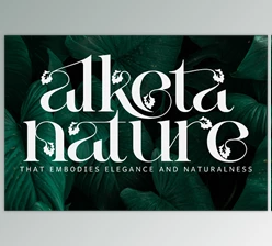 Download Alketa Nature Font