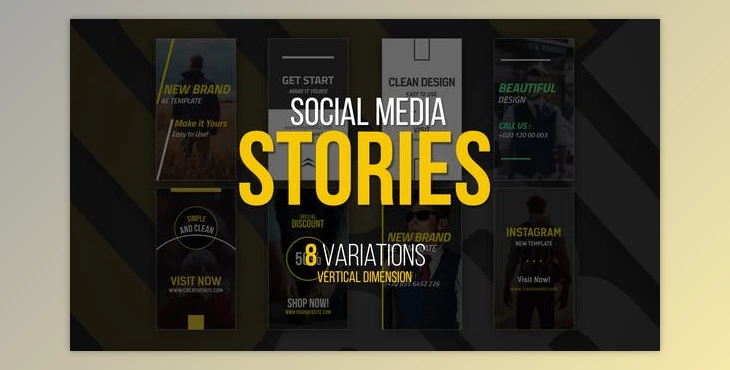 Download 8 Social Media Stories (Videohive 41751241) - AE Project