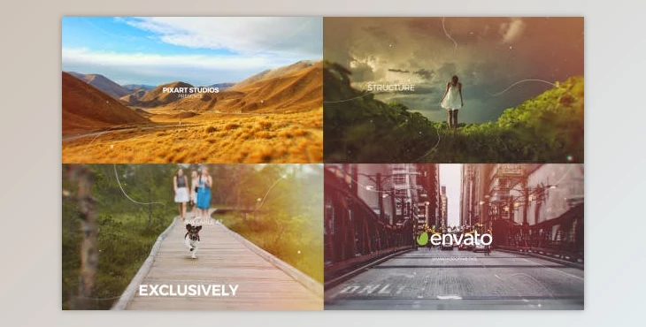 Download Elegant Parallax Slideshow (Videohive 19227960) - AE Project