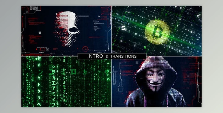 Download Cyberspace Intro and Digital Transitions (Videohive 36661920) - AE Project