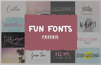 Download 20 Funtastic Fonts <span class='badge badge-warning'>Collection</span>