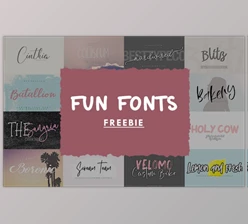 Download 20 Funtastic Fonts Collection