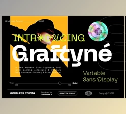 Download Graftyne Sans Serif Typeface