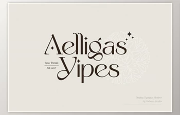 Download Aelligas <span class='badge badge-warning'>Yipes</span> Typeface