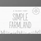 Download Simple Farmland Font