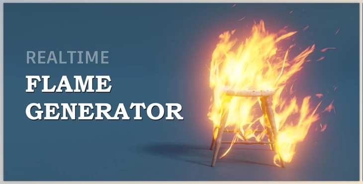 Download BlenderMarket - Realtime Flame Generator