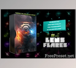 Download Lens Flares – 100 Lighting Effects NC6R8R7
