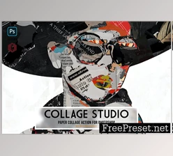 Download CoLLage Studio Paper Collage Effect Action BVDL3S7