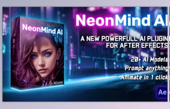 Download <span class='badge badge-warning'>AEjuice</span> NeonMind AI for After Effects