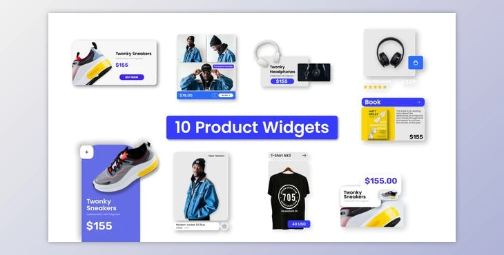 Download Product Promo Widgets (Videohive 47134616) - AE Project