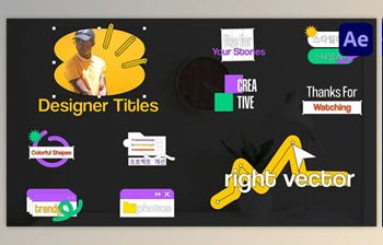 Download Designer Titles for After <span class='badge badge-warning'>Effects</span> (Videohive 46986102) - AE Project