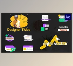 Download Designer Titles for After Effects (Videohive 46986102) - AE Project
