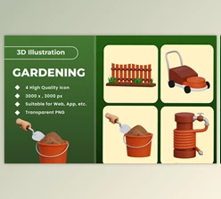 Download Gardening 3d Illustration v.2 FVP9AE6