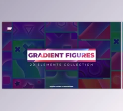 Download Gradient Figures Backgrounds (Videohive 47218533) - AE Project