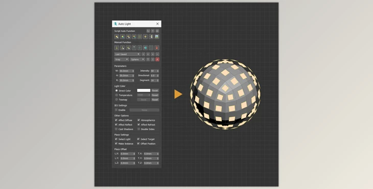 Download Auto Light v1.60 upto 3dsMax 2024