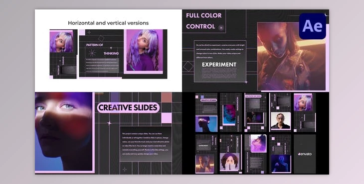Download Glitch Retro Slideshow for After Effects (Videohive 47229778) - AE Project