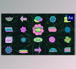 Download Geometric Cartoon Titles for After Effects (Videohive 47196093) - AE Project
