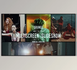 Download Grunge Grid Multiscreen Slideshow (Videohive 47177471) - AE Project