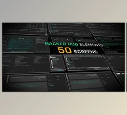 Download Hacker HUD Elements (Videohive 43903101) - AE Project