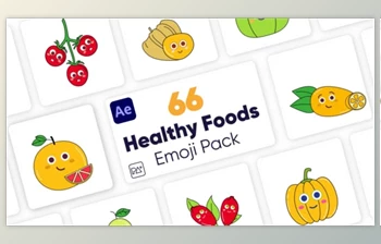 Download <span class='badge badge-warning'>Healthy</span> Food Emojies for After Effects (Videohive 47151324) - AE Project