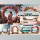 Download Beach Floral Ring Maternity Backdrop
