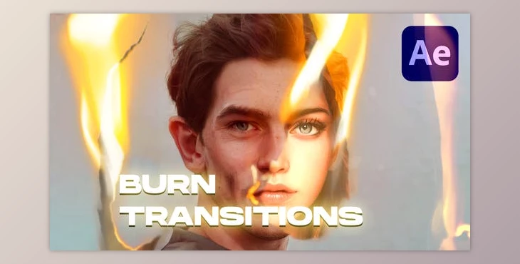 Download Burn Transitions (Videohive 47367845) - AE Project