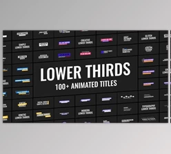 Download 100+ Animated Lower Thirds (Videohive 47434234) - AE Project