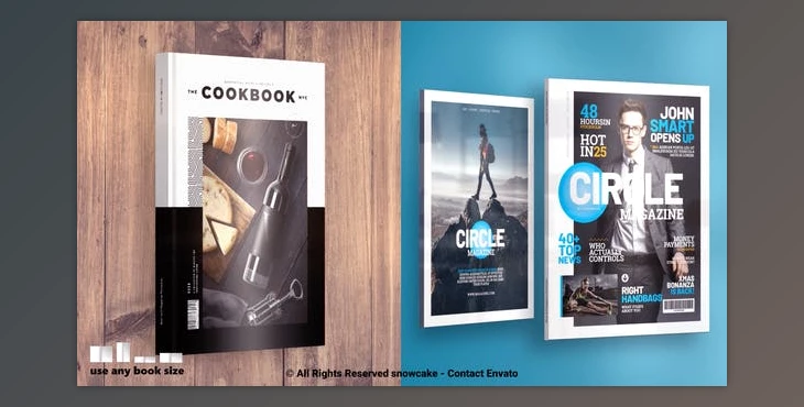 Download Book and Magazine Promotion (Videohive 26992436) - AE Project