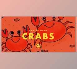 Download Learn to Draw Sea Animals on Procreate: How to Draw Crabs