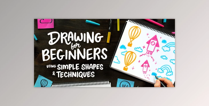 Download Drawing for Beginners Using Simple Shapes and Techniques