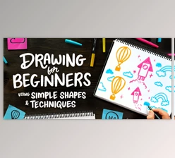 Download Drawing for Beginners Using Simple Shapes and Techniques