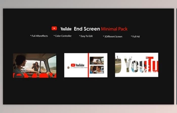 Download Youtube End Screen <span class='badge badge-warning'>Pack</span> 3 (<span class='badge badge-warning'>Videohive</span> 47444367) - AE Project