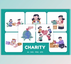 Download Charity Vector Illustration v.2 7EUBXXP