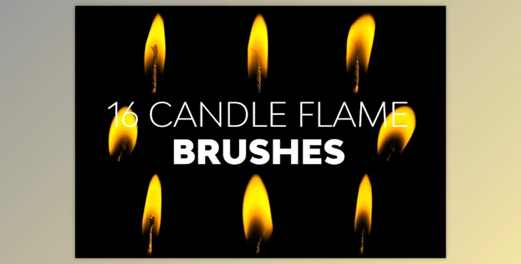 Download Candle Flame Brushes JQPGRFP