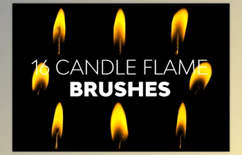 Download Candle Flame <span class='badge badge-warning'>Brushes</span> JQPGRFP