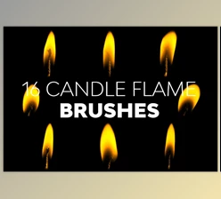 Download Candle Flame Brushes JQPGRFP